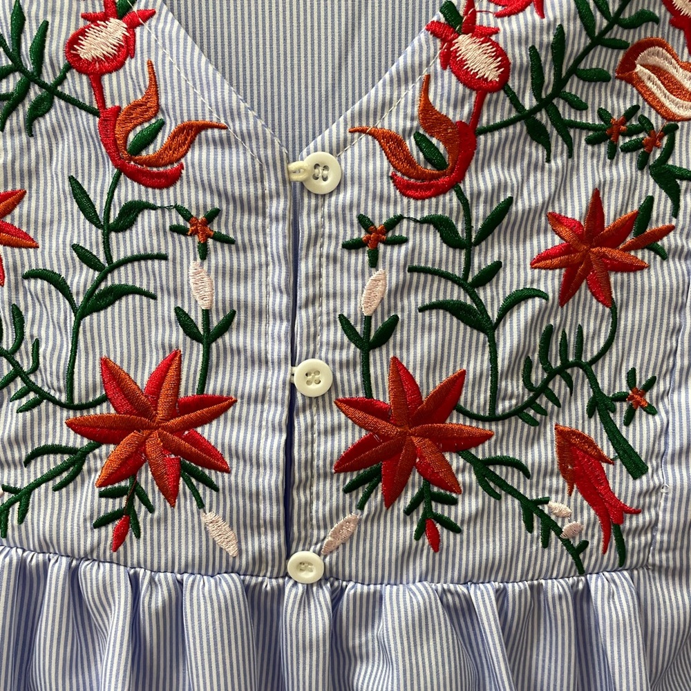 Embroidered dress - Picture 6 of 9